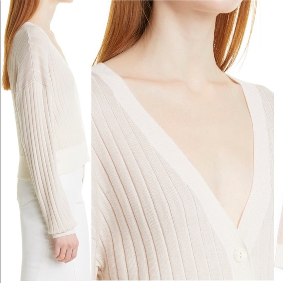 Rag & Bone Dallyce Cardigan in Chalk (Size S) - Picture 2 of 4